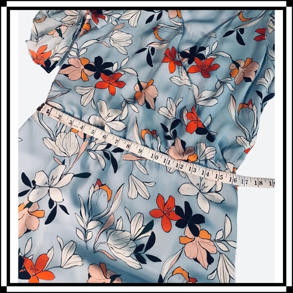 PARKER Demi SILK High-Low Floral Print Wrap Dress - Picture 9 of 16